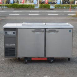 2019年製 ホシザキ 冷蔵 コールドテーブル RT-150SNG-HML 1/1×2 ホテルパン仕様 W150D60H80cm 335L 100V 76kg ワイドスルー