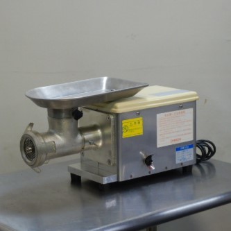 2006年製 オオミチ OMC-12 ミートチョッパー 100V プレート3.2/4.8mm2枚付属 W55D23H28.5cm 23kg 300w