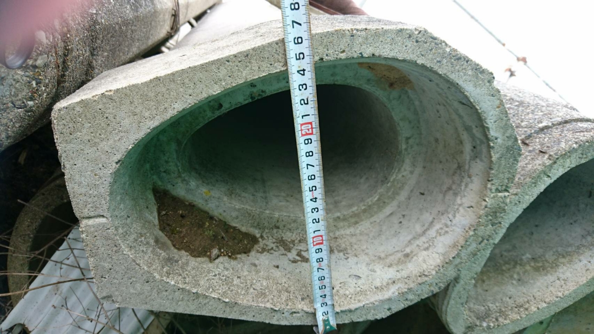 hyu-m труба длина примерно 3100mm диаметр примерно 350mm,260mm Nagano префектура .. блок бетон 