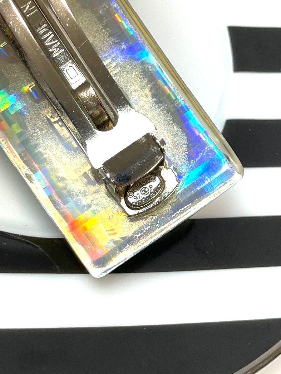 保管品◇本物◇CHANELシャネルホログラムマルチカラーヴィンテージ