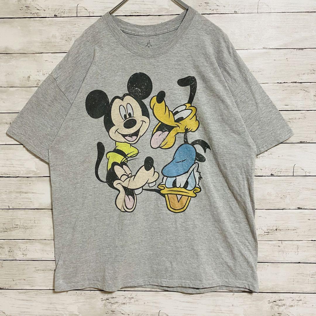 入手困難】 Disney ディズニー Tシャツ XLサイズ 両面プリント 半袖