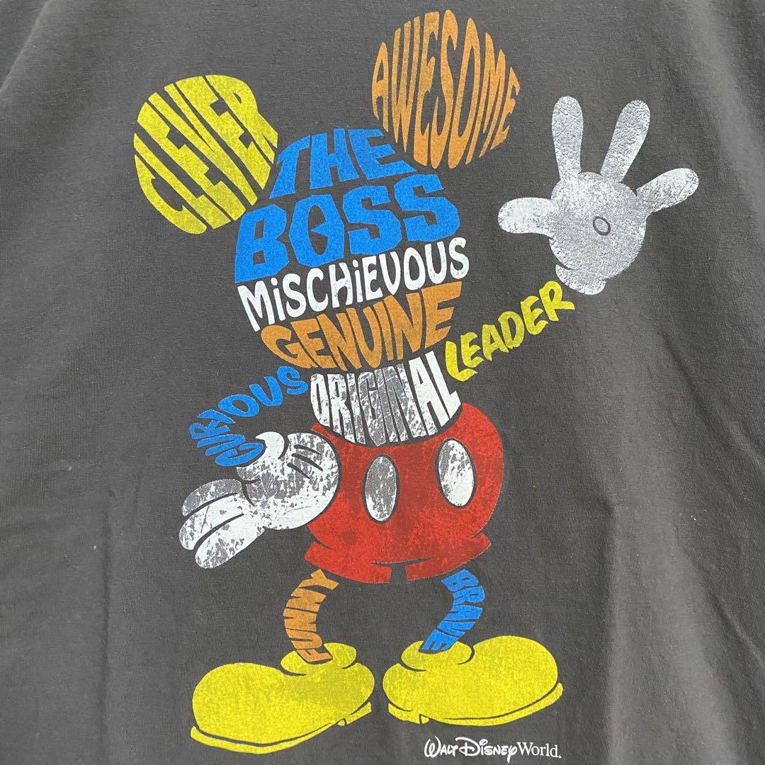 【入手困難】Disney ディズニー　ミッキー　Tシャツ　XLサイズ 海外　一点物　キャラクター　ゆったり　オーバーサイズ　ディズニーランド_画像5