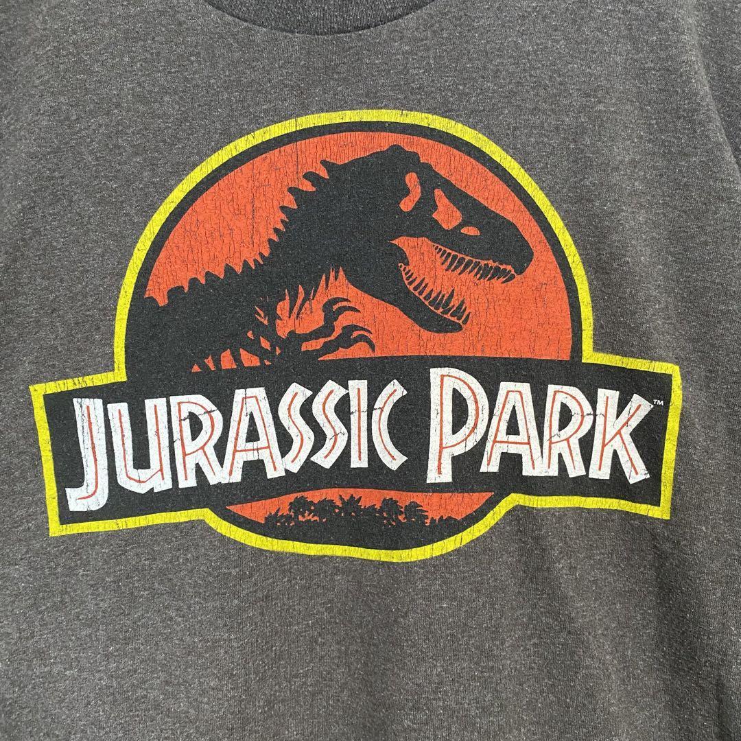【入手困難】JURASSIC PARK ジュラシックパーク　Tシャツ 2XLサイズ　恐竜　一点物　半袖　ゆったり　アニメ　映画　ムービー　海外　輸入_画像5