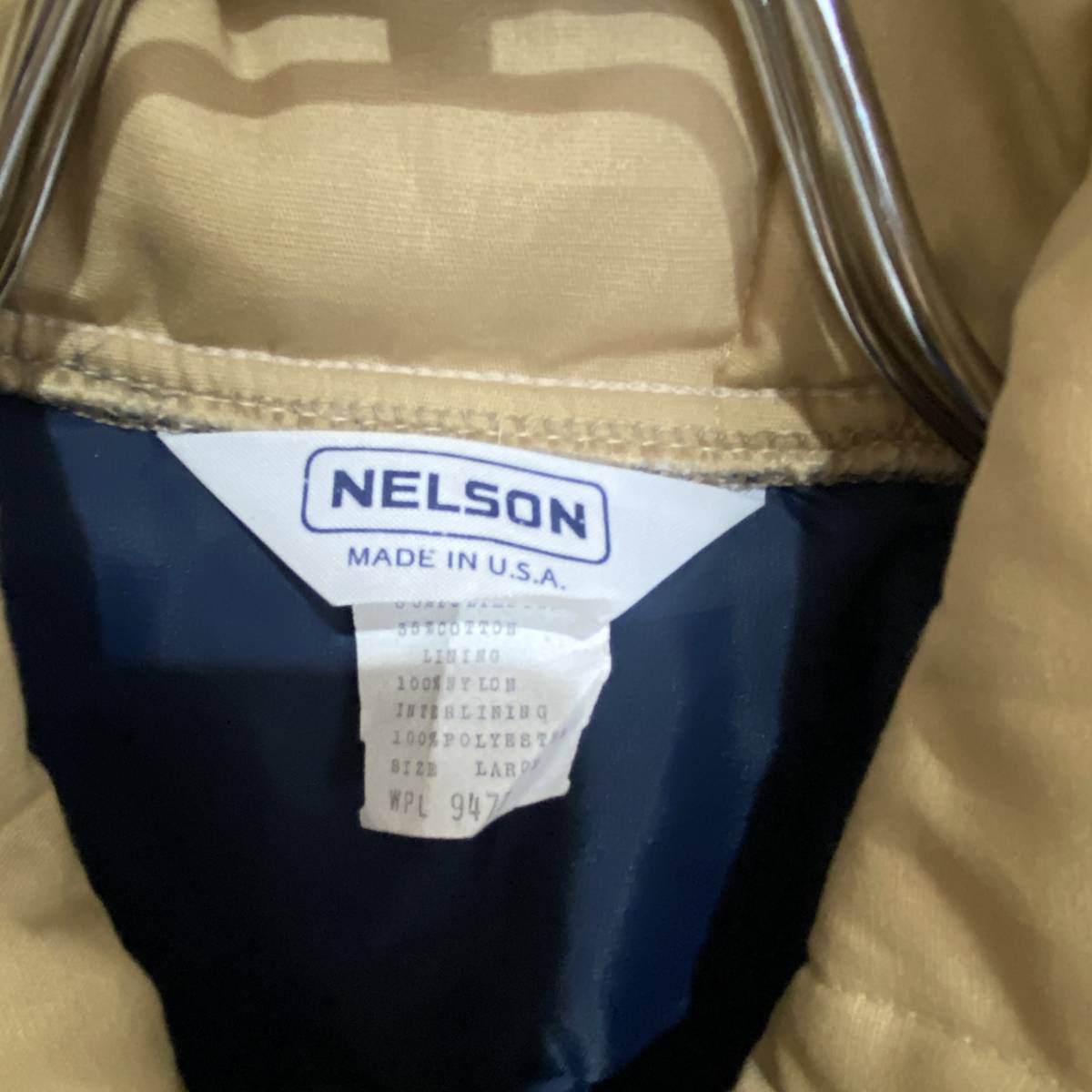 ビンテージ　デッドストック　未使用品　USA製　NELSON　中綿　ベスト　ジャケット　230308_画像6