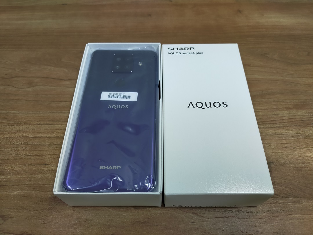 すずらん SHARP AQUOS sense4 plus SH-M16 パープル モバ - 通販
