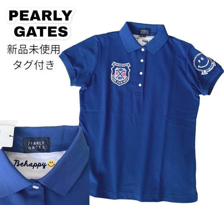 新品 PEARLY GATES ポロシャツ 刺繍 ニコちゃん 定価¥19800