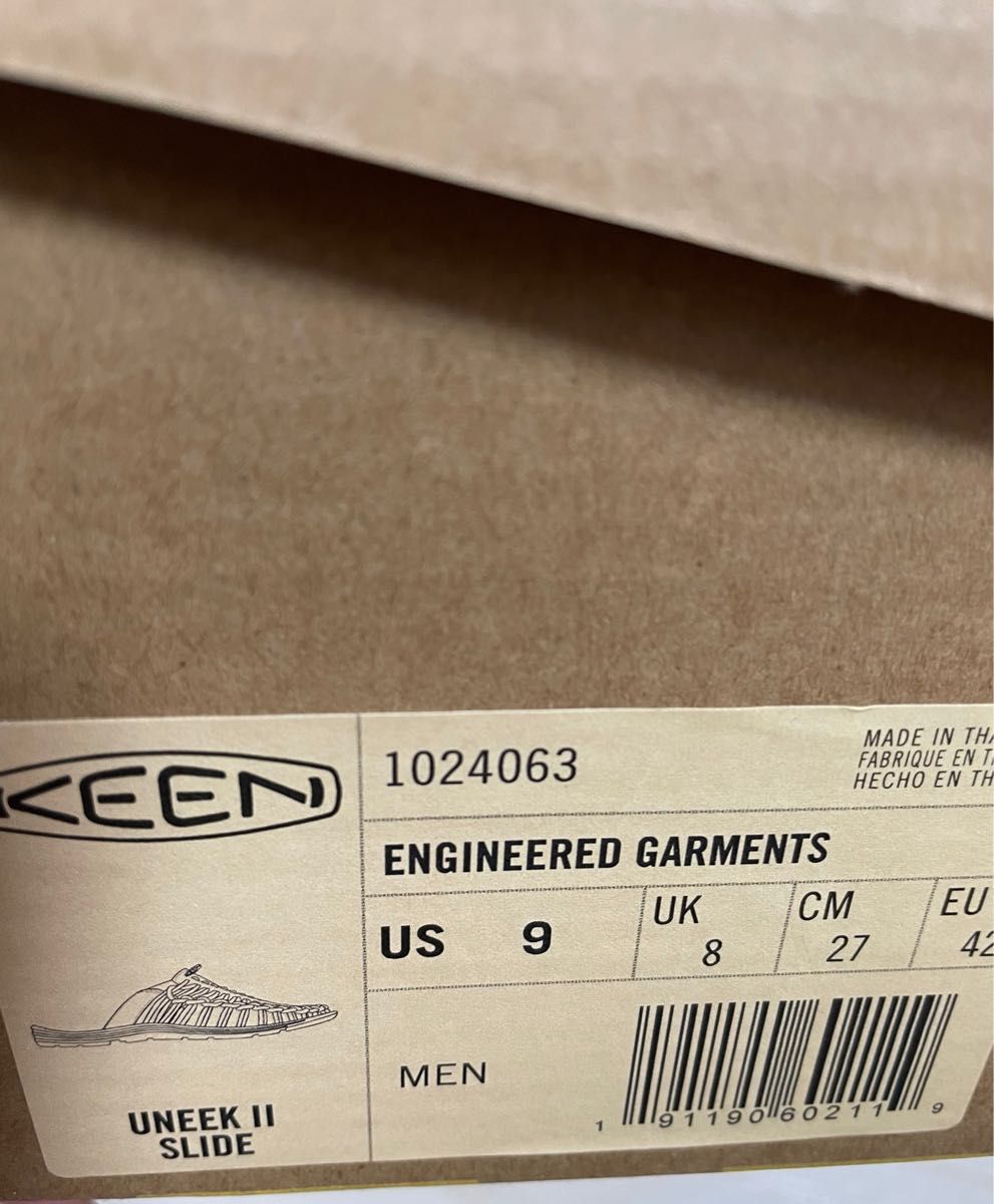 未使用　27.0cm Engineered Garments × KEEN エンジニアードガーメンツ