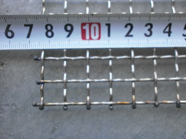 Yー⑯ 焼 網 ・１０m/m目 × 線径１．５φ ステンクリンプ金網 の画像3