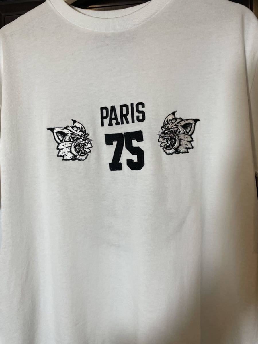 【Paris Saint-Germain】75 ジェルマン刺繍 Tシャツ