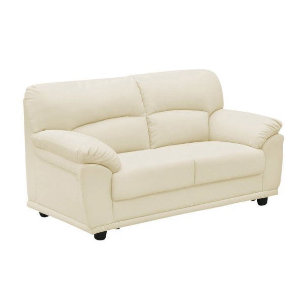  sofa 2 seater . sofa two seater . stylish modern ivory # free shipping ( one part except ) new goods unused #19IV1( inspection exhibition liquidation goods outlet exhibition goods 