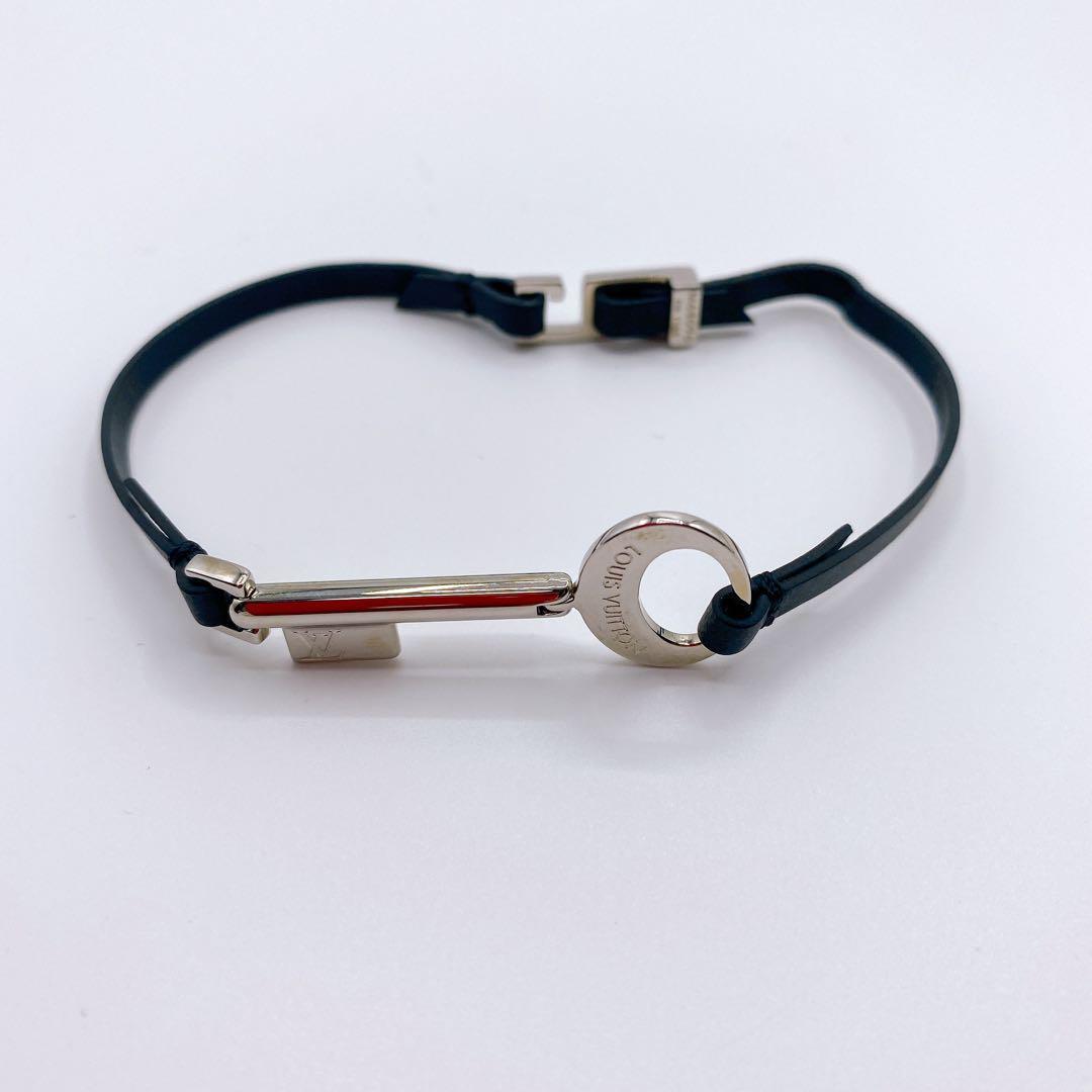 ヤフオク! - 【美品】ルイヴィトン M68096 トラベルキー ブレスレ...
