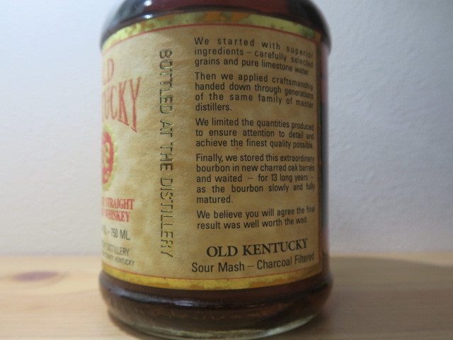 古酒 未開栓 箱付 超希少品 特級 OLD KENTUCKY 13年 NO.88 BRAND