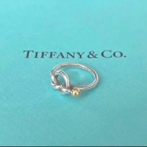 大人気商品 TIFFANY&Co. ティファニー K18YG ノットリング10号 - 通販