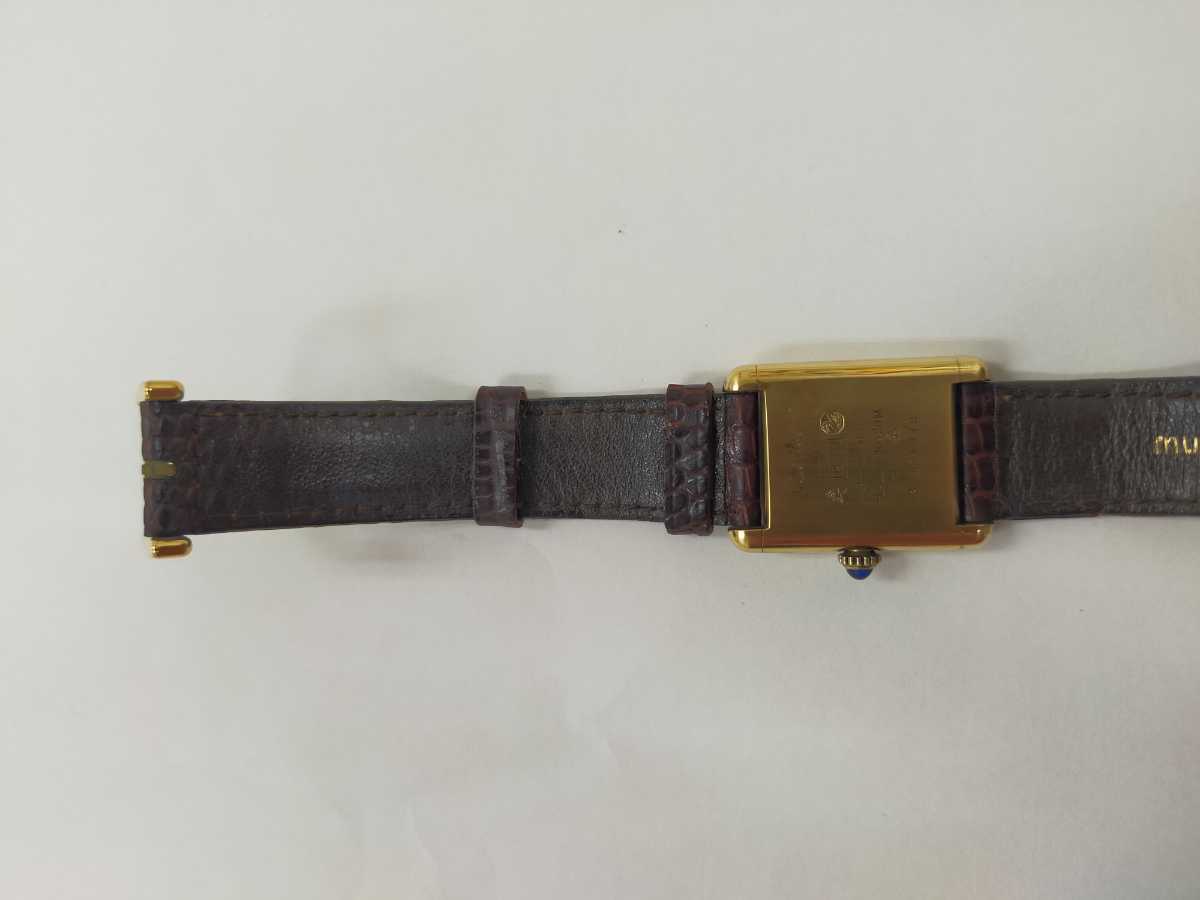 カルティエ Cartier 手巻き マスト　ヴェルメイユ　腕時計　レディース - 5