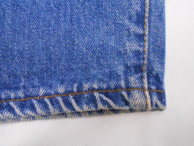71 送80サ 0315%D22 LEVI'S リーバイス 501 デニム ジーンズ 刻印555 バレンシア 赤耳 ビッグE ダブルステッチ 110周年モデル W31 中古品