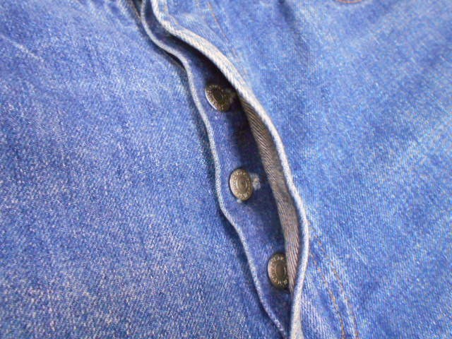 71 送80サ 0315%D22 LEVI'S リーバイス 501 デニム ジーンズ 刻印555 バレンシア 赤耳 ビッグE ダブルステッチ 110周年モデル W31 中古品