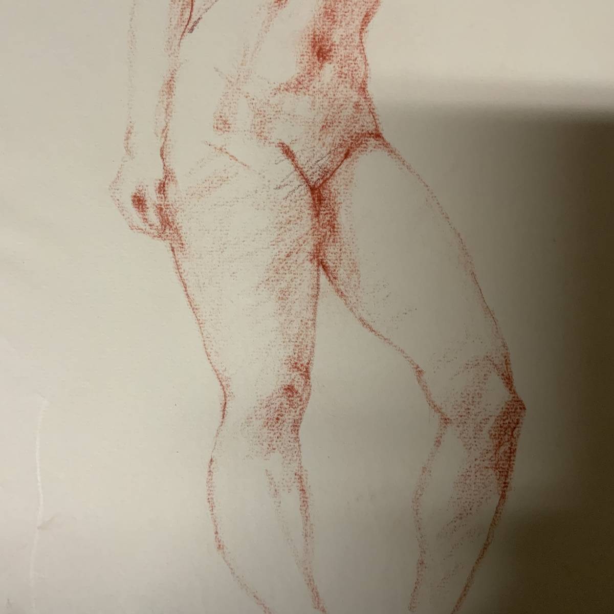 極上7・裸婦画・美人画・人物・肉筆・ヌード・M Matsuzaki・クロッキーデッサン・鉛筆・絵画・真作・美術大学_画像4