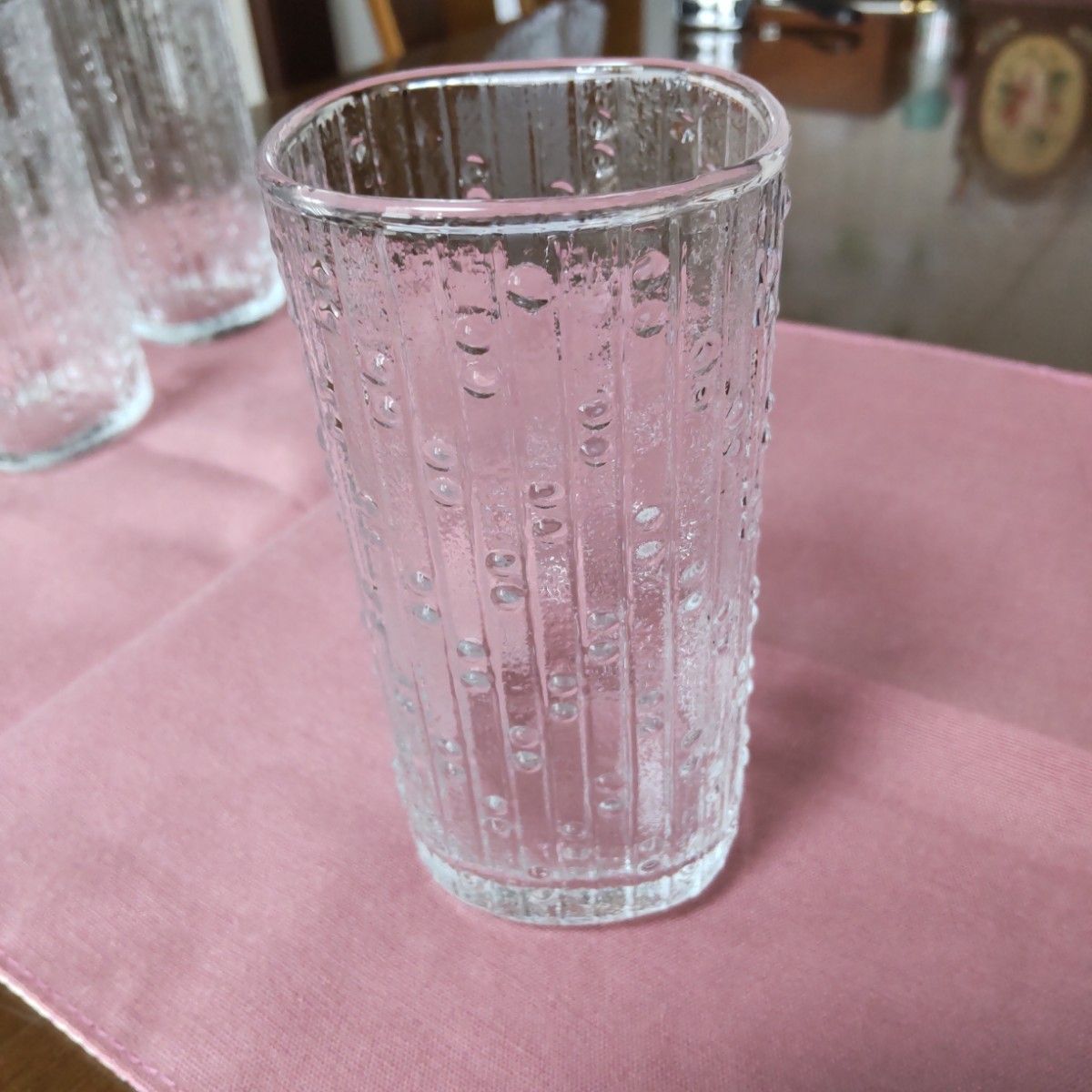東洋佐々木ガラス刻印付きガラスコップ5つ 昭和レトロ
