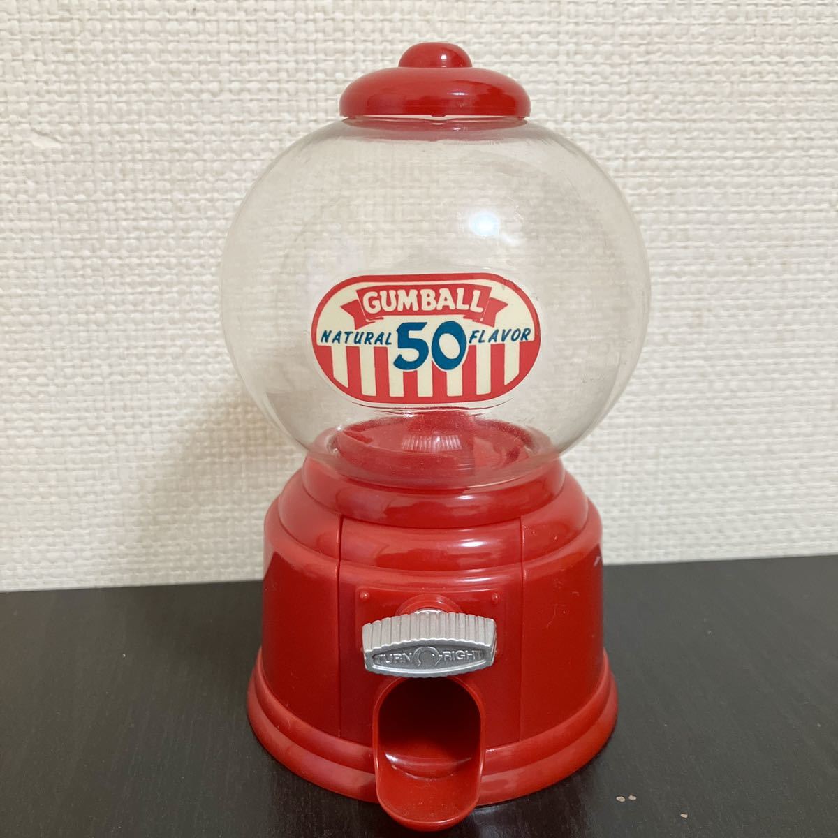ガムボールマシーン ガムマシーン レトロ ガチャ 貯金箱 インテリア