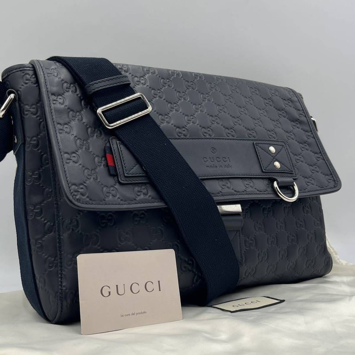 ヤフオク! - 1円《極美品》定価35万 GUCCI グッチ メンズ シマ...