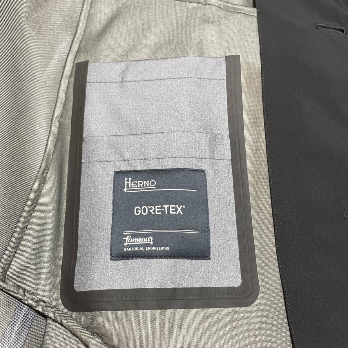美品 HERNO ヘルノ LAMINAR ラミナーシリーズ 最高級ライン ゴアテック