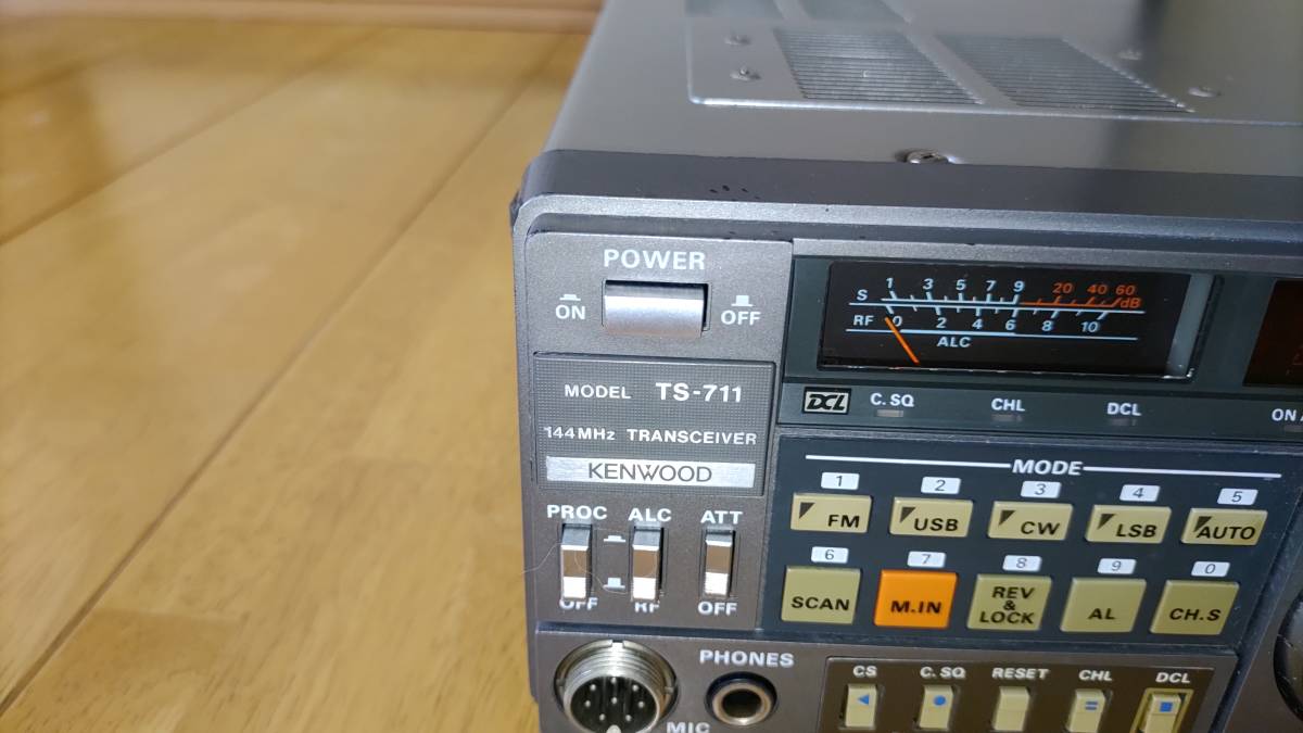 【通電確認済】KENWOOD TS-711D 144MHz 25w オールモード トランシーバー 無線機