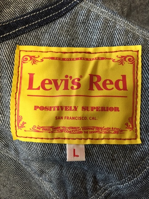 未使用　LEVI'S RED　LR OVERALL TILL I GET MY WAY　サイズ：L　品番：A０１３６００００_画像7