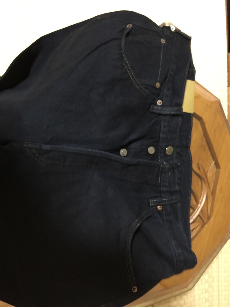 未使用　levi's vintage clothing　１９５５年モデル　 リーバイス　501XX　ブラックジーンズ　サイズ：３６インチ　股下：３２インチ_画像10
