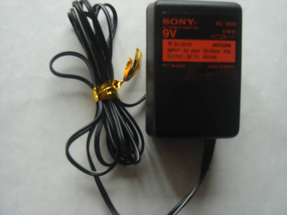 SONY ACアダプター　９V　600mA　AC-96N　作動品_画像1