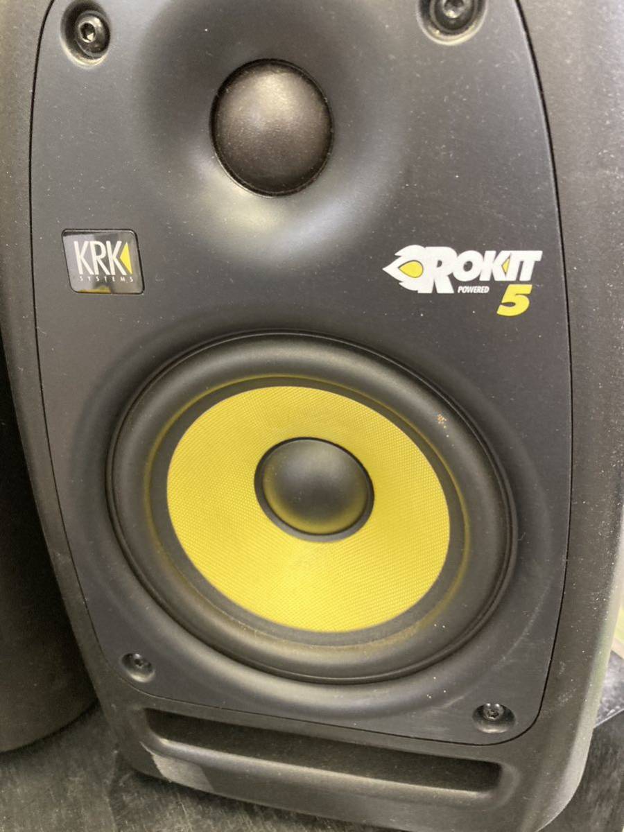 家電】 KRK Rokit 5 RPG2 パワード モニター スピーカー ペア 導通確認