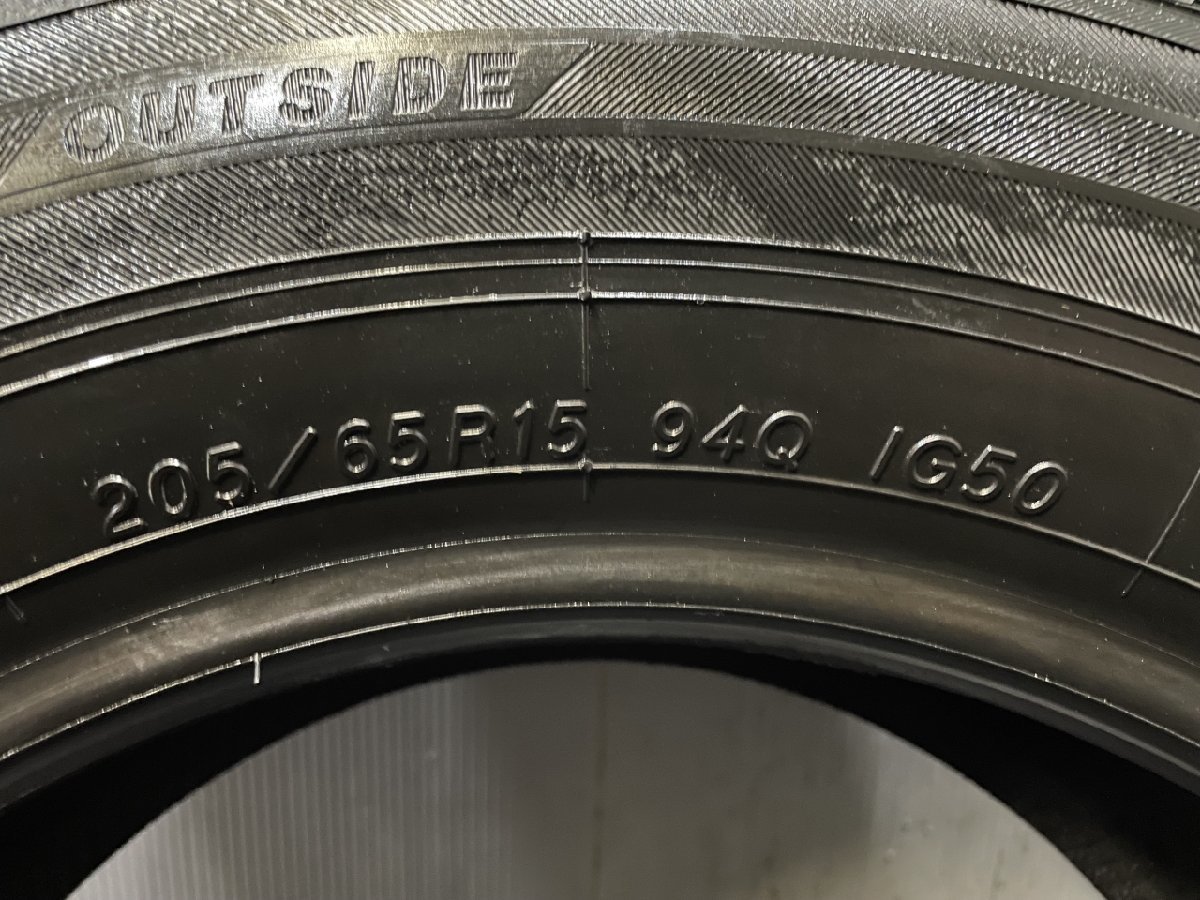 新品 YOKOHAMA ice GUARD iG50 PLUS 205/65R15 15インチ スタッドレス 1本 19年製 ステップワゴン ストリーム等 (VTP750)の画像9