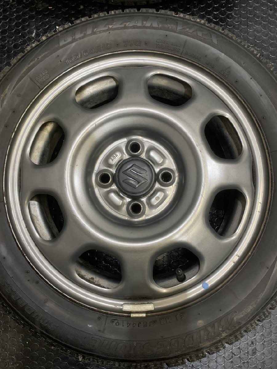 BS BLIZZAK VRX 165/60R15】スタッドレス【SUZUKI ハスラー 純正 BS BLIZZAK VRX 165/60R15】スタッドレス【SUZUKI ハスラー 純正