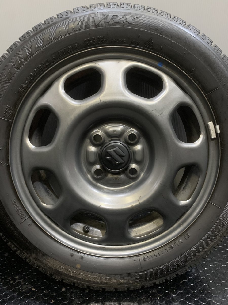 BS BLIZZAK VRX 165/60R15】スタッドレス【SUZUKI ハスラー 純正 BS BLIZZAK VRX 165/60R15】スタッドレス【SUZUKI ハスラー 純正