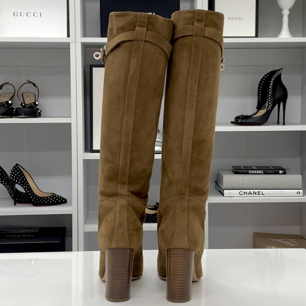 エルメス semelle cuir 39 ロングブーツ - 通販 - www