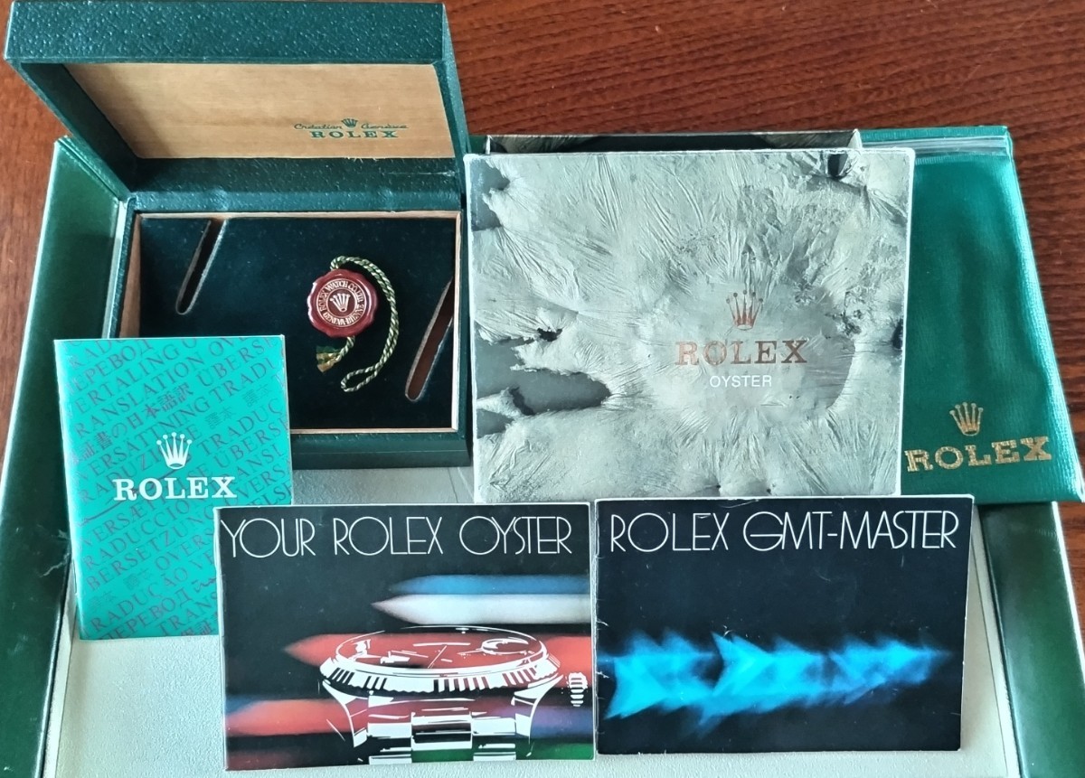 ROLEX ロレックス GMTマスター 16750 箱 ボックス 冊子 リーフレット
