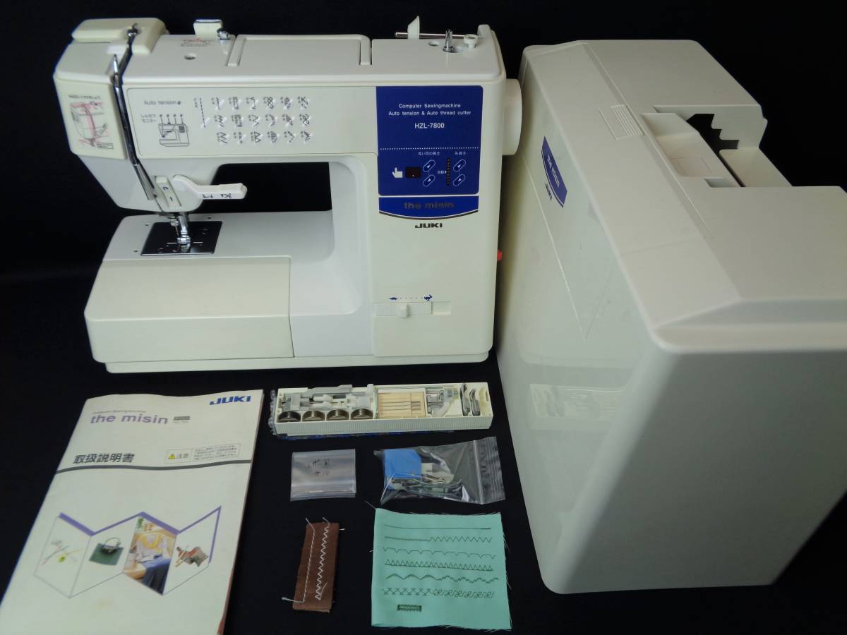 ンピュータ JUKI ジューキ 家庭用ミシン HZL-7800☆薄地~厚地・革まで