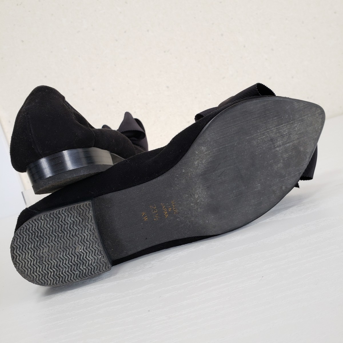 綺麗 DIANA ダイアナ リボン ポインテッドトゥ スウェードレザー 綺麗 DIANA ダイアナ リボン ポインテッドトゥ スウェードレザー