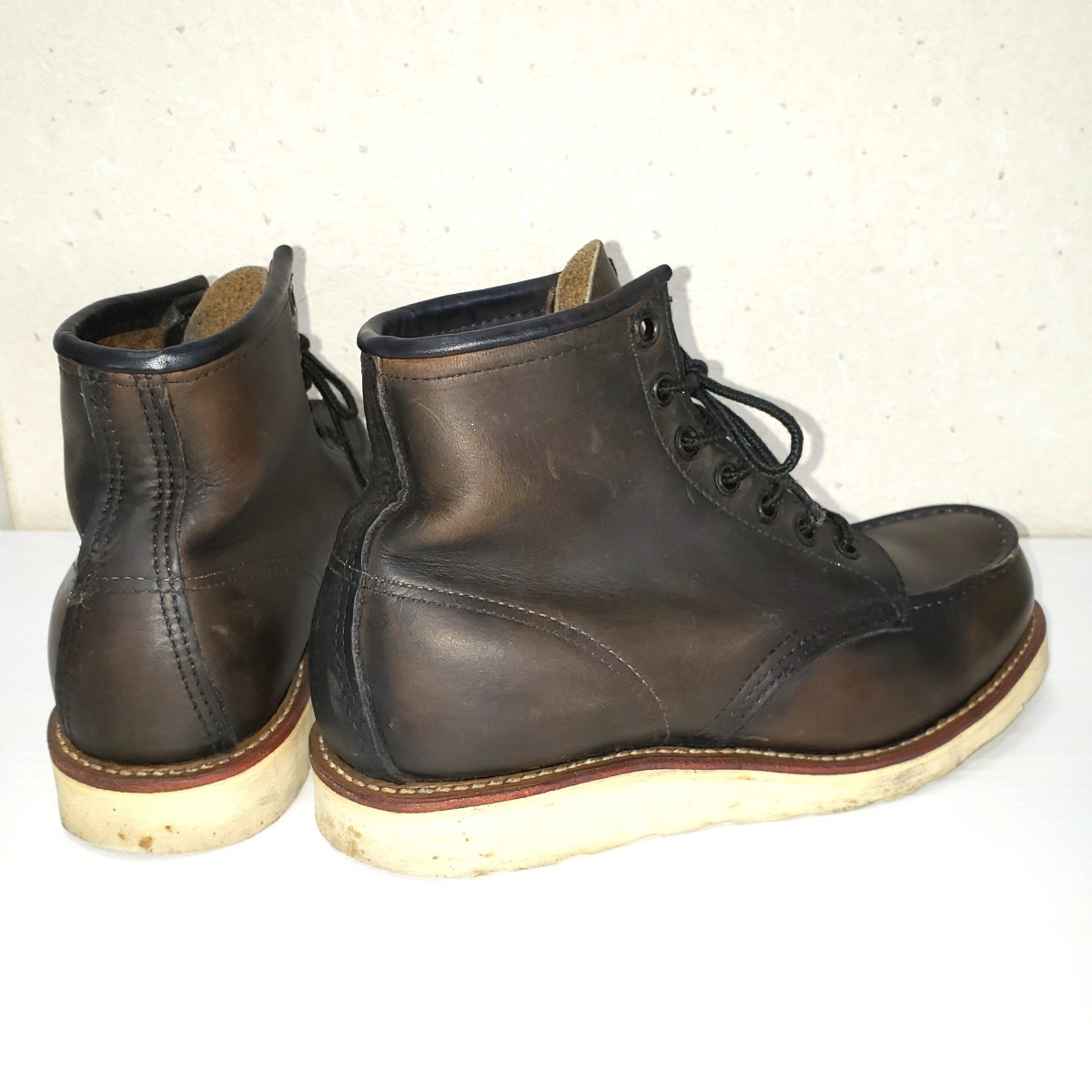 美品◇98年製 サイド刺繍羽根タグ/茶芯 RED WING レッドウイング 875