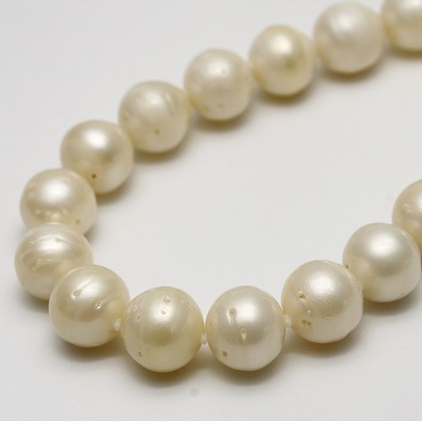 100％安い 南洋白蝶真珠パールネックレス　12-11mm　ホワイトカラー 白蝶（しろちょう）真珠