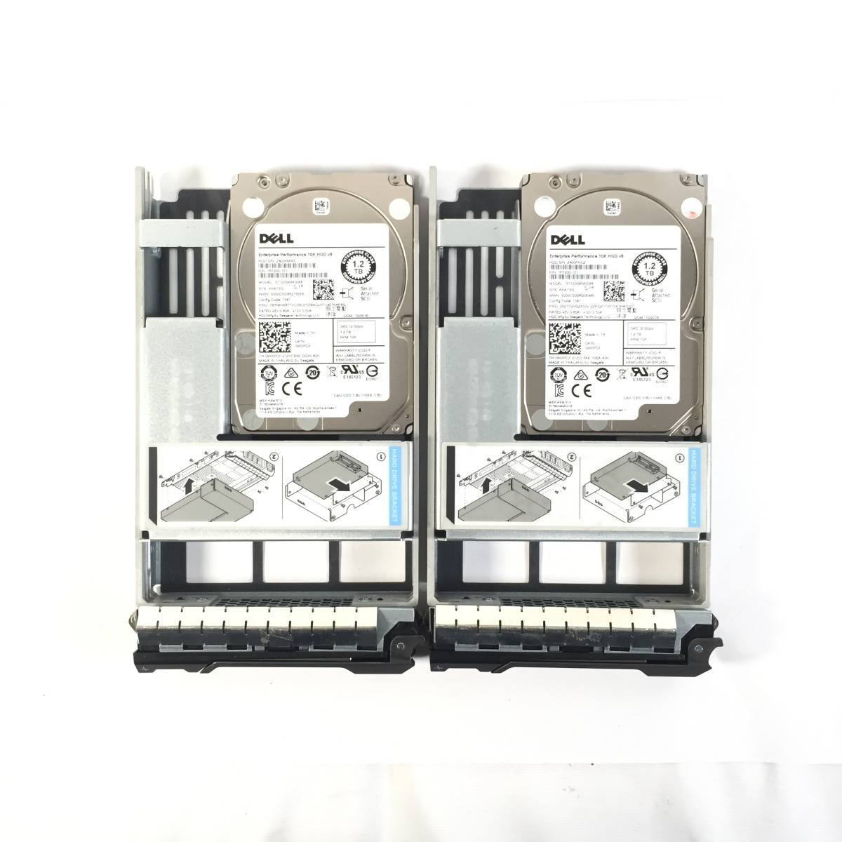 想像を超えての S5030273 DELL 1.2TB SAS 10K 2.5インチ HDD 2点【中古