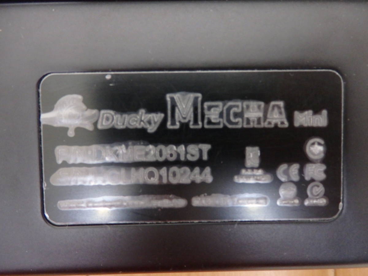 F30-5.3） DUCKY / ダッキー　MECHA Mini DKME2061ST-PUSPDAAT1　キーボード_画像6