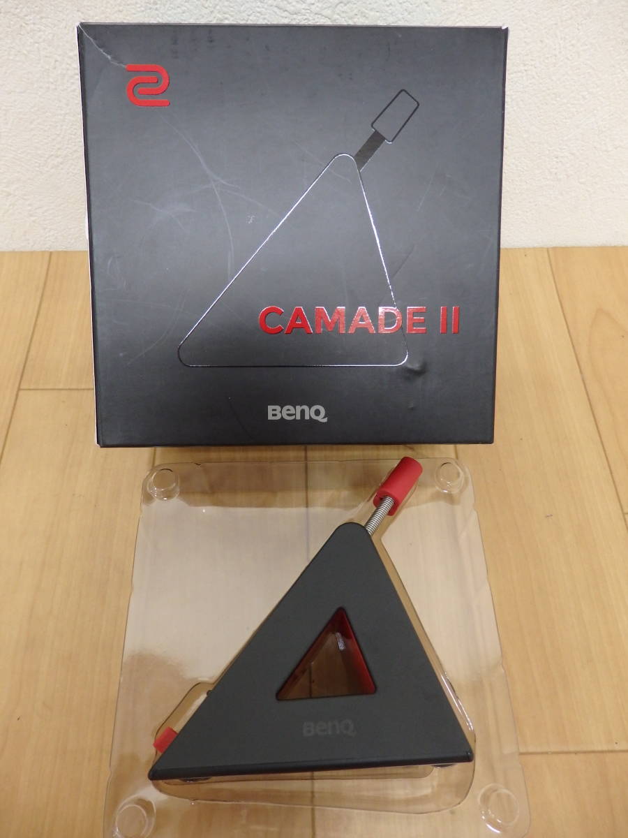 F8-5.3) BenQ　CAMADEⅡ　2段階高さ調節　有線マウス用ケーブルアセンブラー　Gaming Mouse Bungee ケーブルマネージメント コードホール_画像1