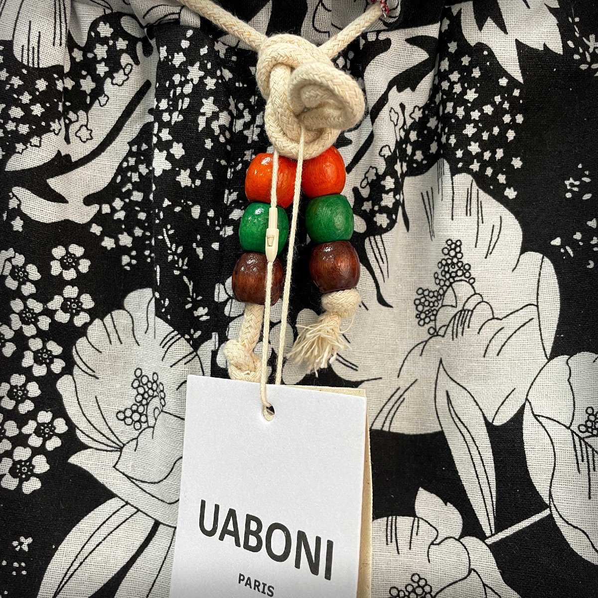 最高級EU製＆定価3万◆UABONI*ハーフパンツ*Paris*ユアボニ*パリ発◆高級リネン/麻 速乾 派手 夏物 海パン イージーパンツ レジャー 2XL/52_画像4