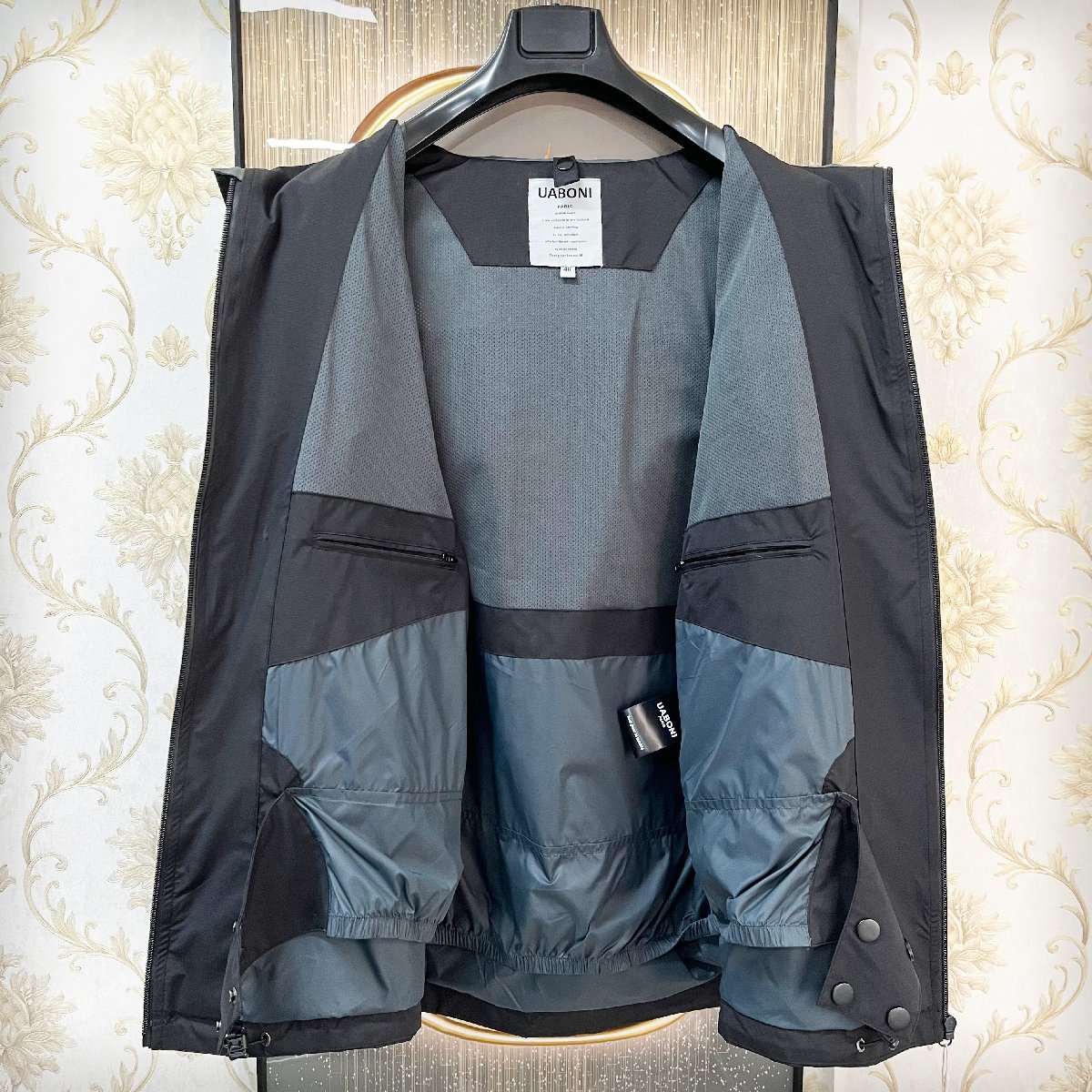 最高峰EU製＆定価10万◆UABONI*パリ発*GORE-TEX/ゴアテックス・防水/防風マウンテンパーカ 上質 高級 アウター アウトドア 2XL/52サイズ_画像3