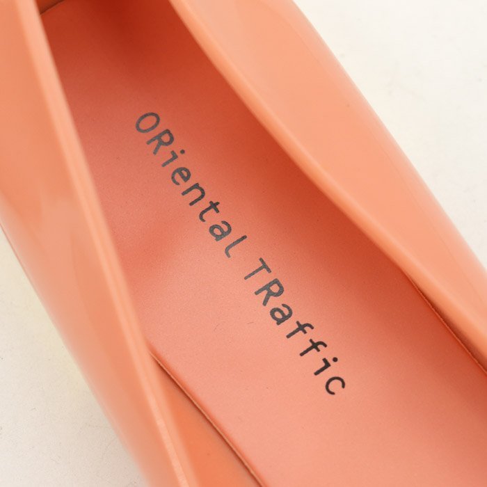 オリエンタルトラフィック パンプス ポインテッドトゥ ローヒール シューズ シンプル 靴 レディース 37サイズ ピンク Oriental Traffic_画像3