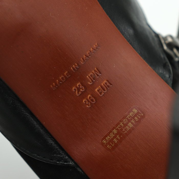 アンテプリマ ショートブーツ 本革レザー/スエード ハイヒール ブーティ ブランド 靴 レディース 23cmサイズ ブラック ANTEPRIMA_画像4