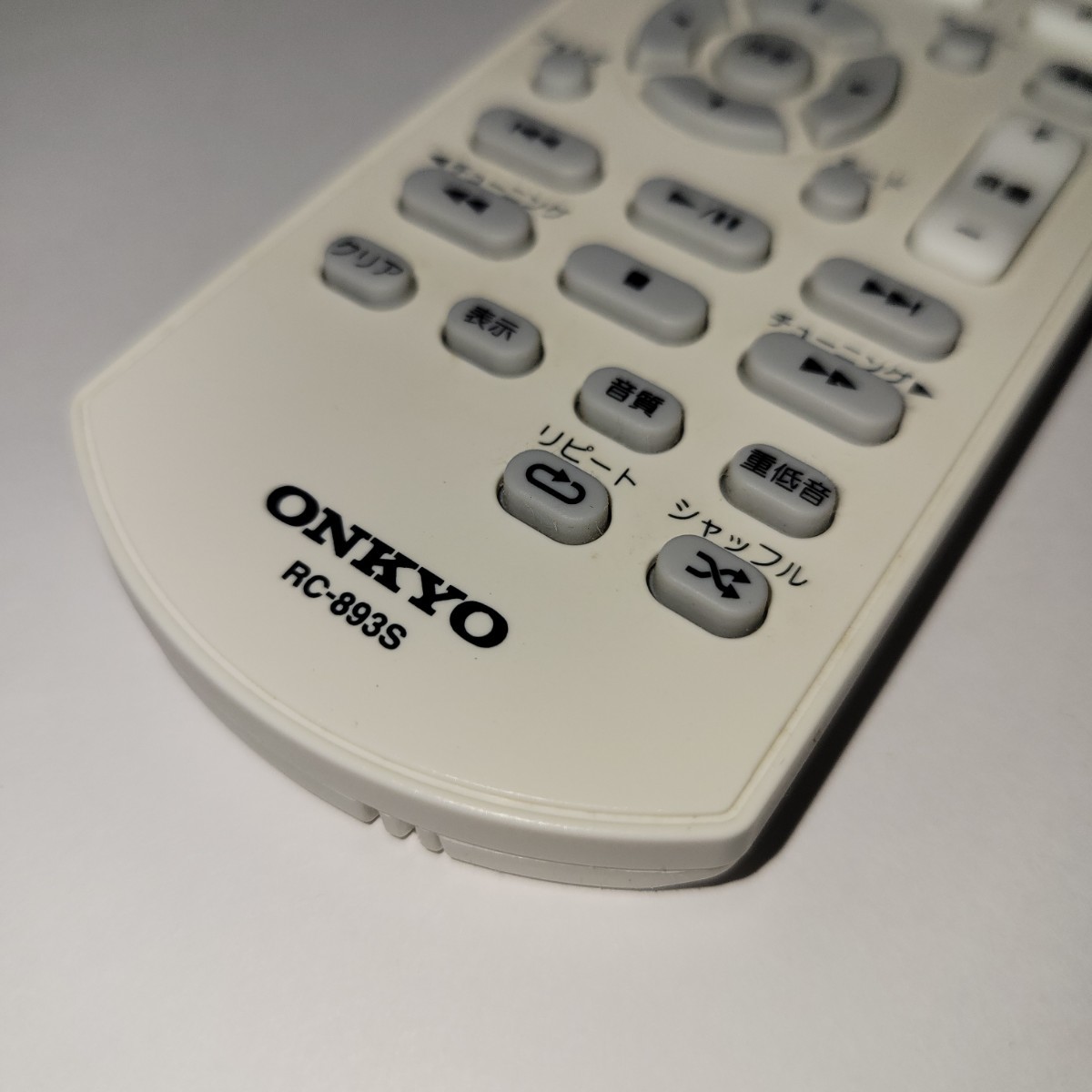 美品 赤外線動作確認済】 ONKYO オンキョー RC-893S リモコン 美品 赤外線動作確認済】 ONKYO オンキョー RC-893S リモコン