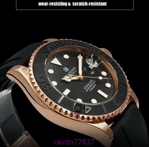 ☆日本の職人技 良品日本未発売 CASENO メンズ腕時計 ラウンドモデル
