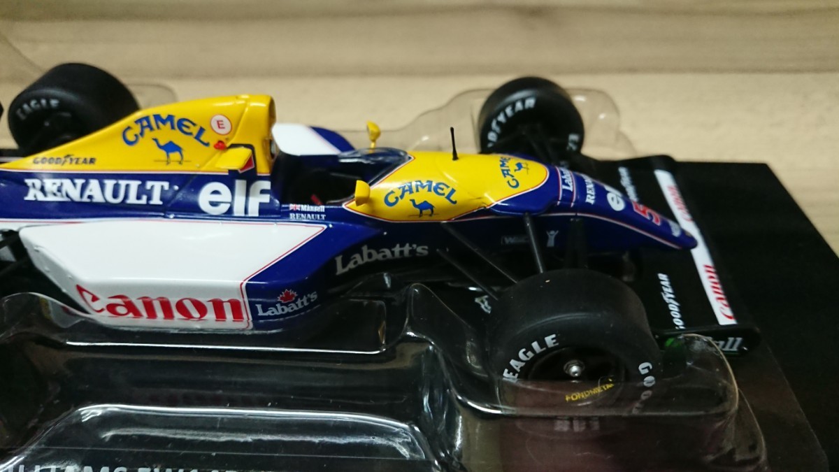 純正ケース付き！ ビッグスケールF1コレクション FW14B キャメル仕様-