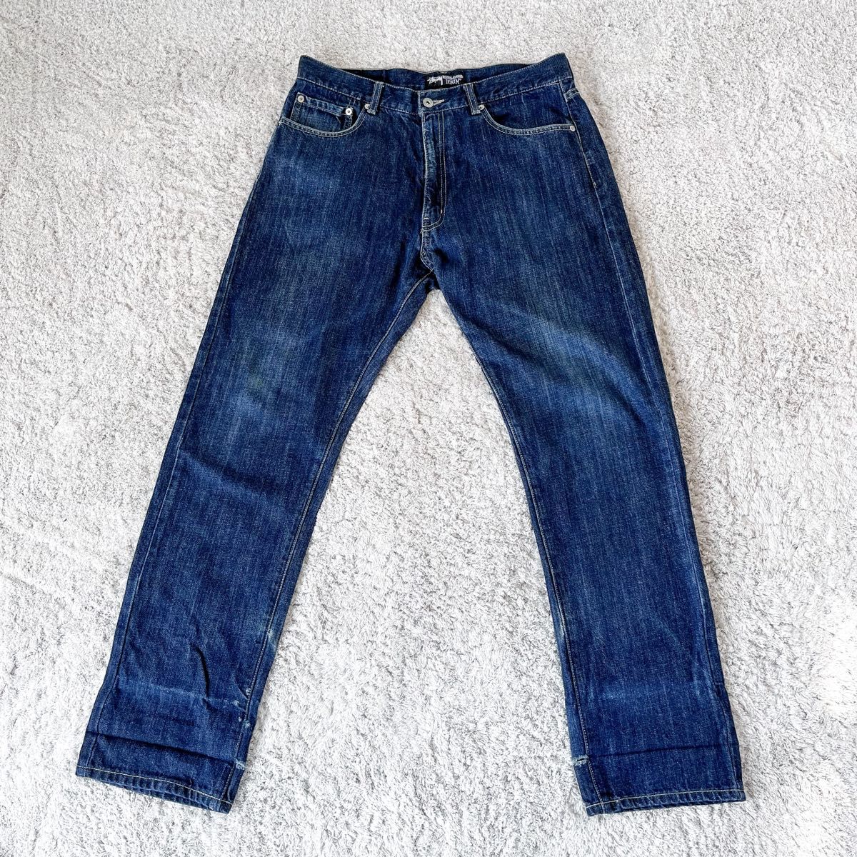 stussy ステューシー シャネルロゴ ポケットプリント デニム stussy ステューシー シャネルロゴ ポケットプリント デニム